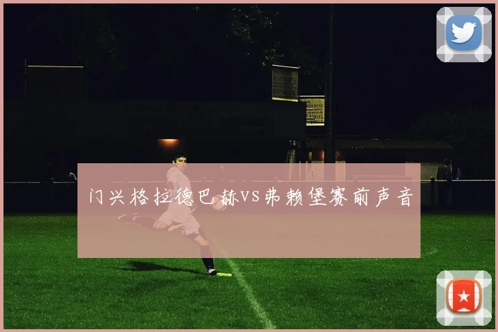 门兴格拉德巴赫vs弗赖堡赛前声音